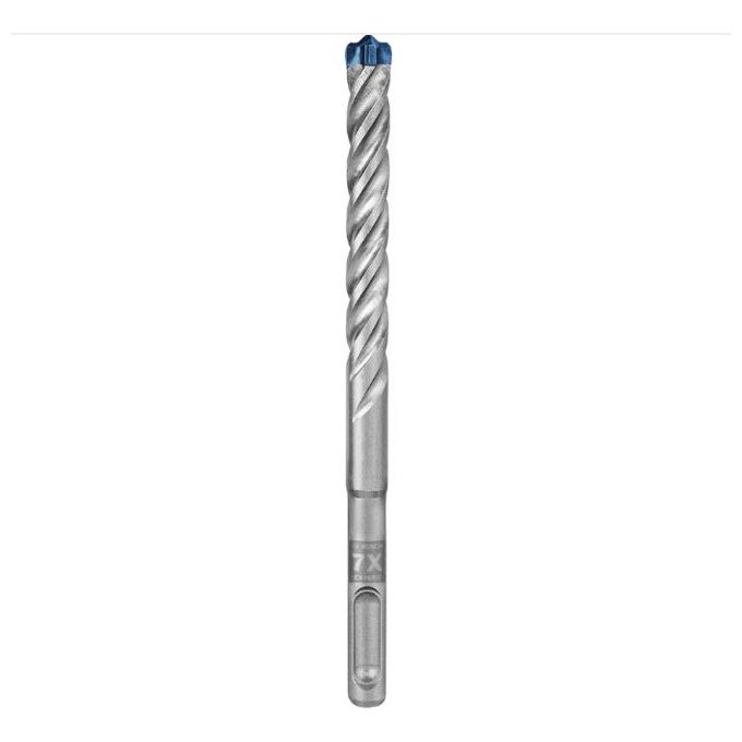 Bosch Professional 1x Punte per Martelli Expert SDS Plus-7X per Calcestruzzo Armato 12.00x265mm
