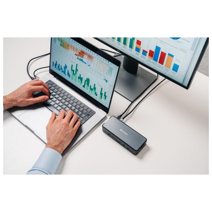 Verbatim CDS-15S Usb C 15 in 1 Hdmi Slot Ssd 8k PD