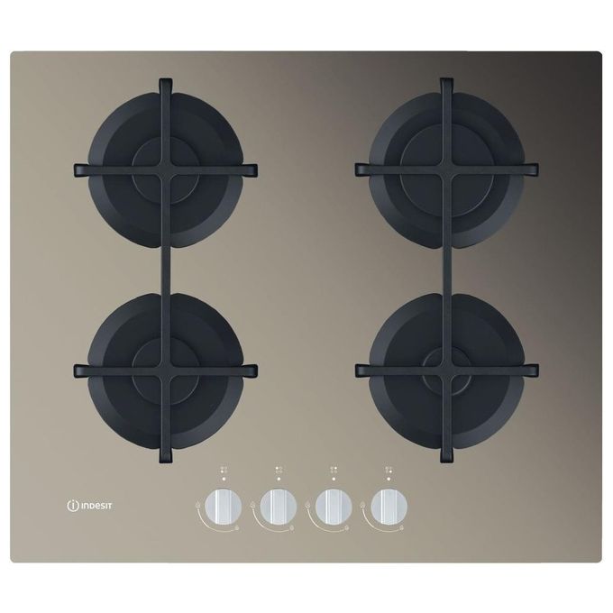 Indesit ING 61T-TD Piano Cottura a Gas 4 Zone 59 cm Marrone