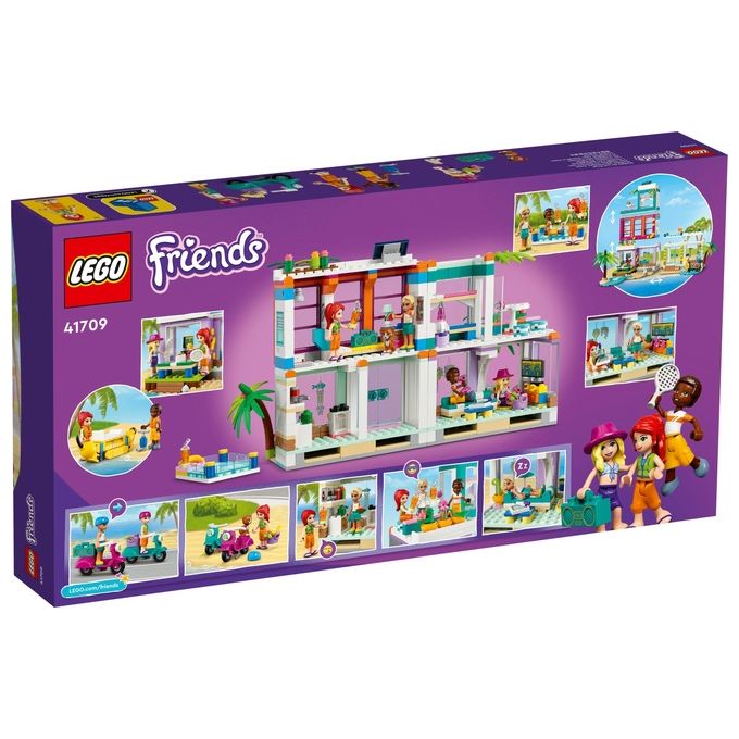LEGO 41709 LEGO Friends Set da costruzione 686 pezzi 4 minifigure casa modulare con piscina e molo colore Multicolore