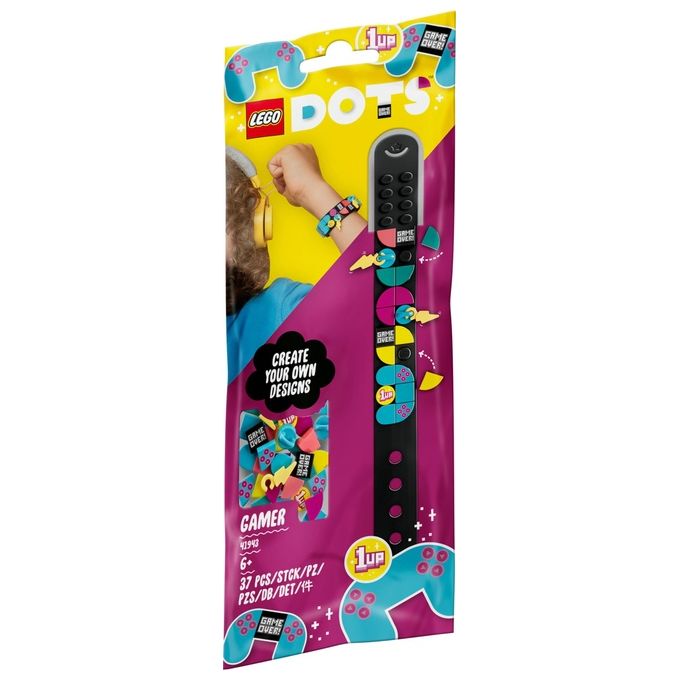 LEGO Dots Gamer Braccialetto con Ciondoli