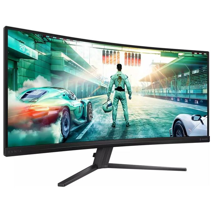 Philips Evnia 3000 34M2C3500L Monitor Gaming Curvo 32'' WQHD 180Hz 05ms FreeSync Premium HDR10 grigio scuro