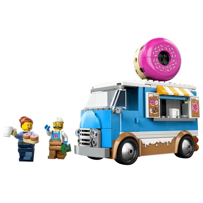 LEGO Furgone Ciambelle 60452 Gioco da Costruzione City Great Vehicles Divertimento Assembla Realistico ed Educativo per Bambini