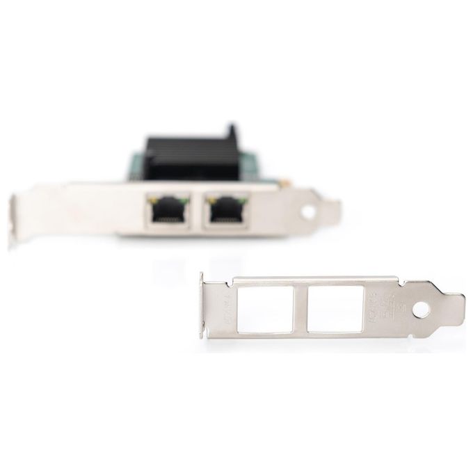 Digitus DN10132 Scheda Gigabit Ethernet Pci Express 2 Porte