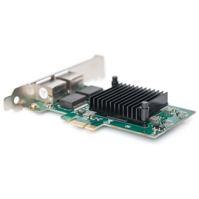 Digitus DN10132 Scheda Gigabit Ethernet Pci Express 2 Porte