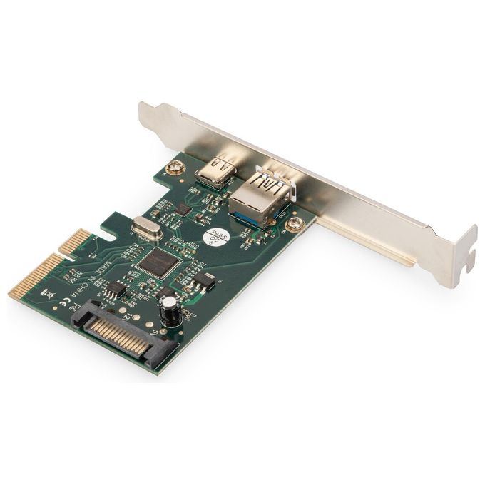Digitus Scheda Pci-express Usb Type-C con Usb-A