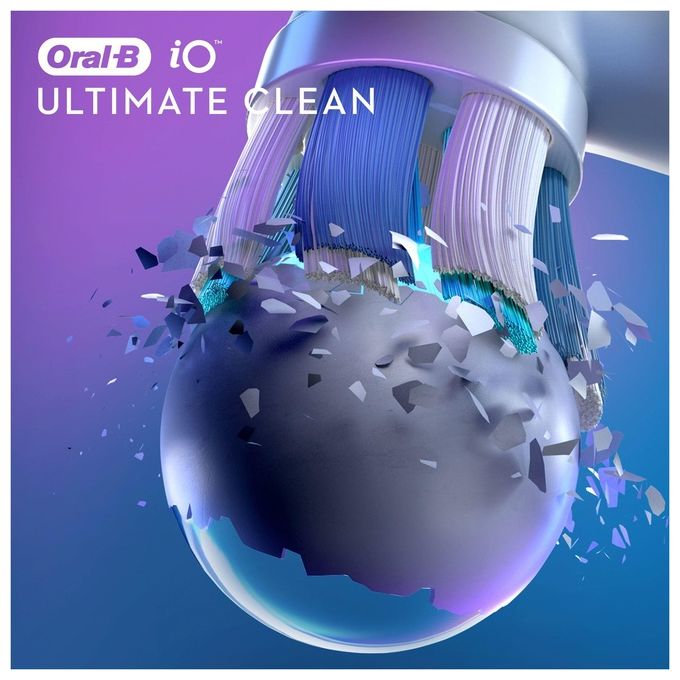 Braun Oral-B iO Ultimate Clean Testina per Spazzolino 4 Pezzi Bianco