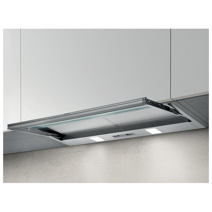 Elica PRF0121107B CIAK LUX GR-A-86 Cappa da incasso Classe energetica D 3 Velocita' Aspirante 86 cm Argento