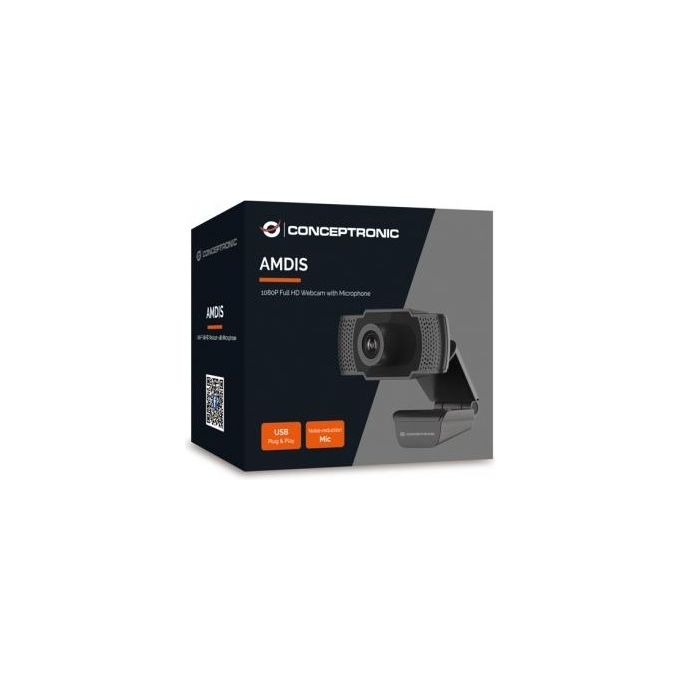 Conceptronic Amdis Webcam 2mp 1920x1080 Pixel Usb 2.0 Nero
