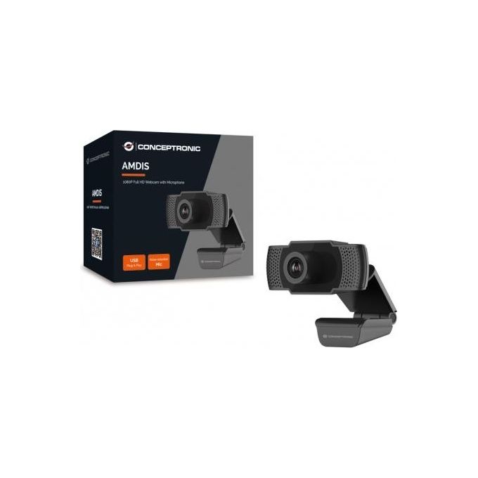 Conceptronic Amdis Webcam 2mp 1920x1080 Pixel Usb 2.0 Nero