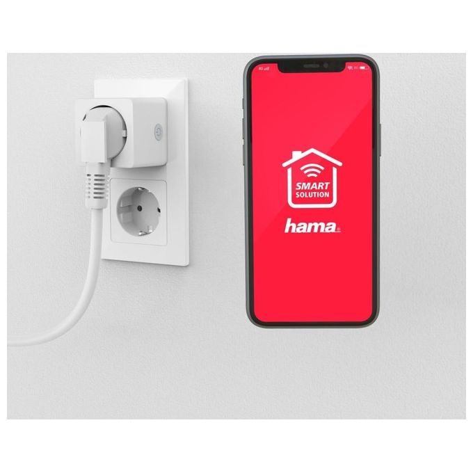 Hama WiFi-Socket Small Square 3680W-16A 3 Pezzi