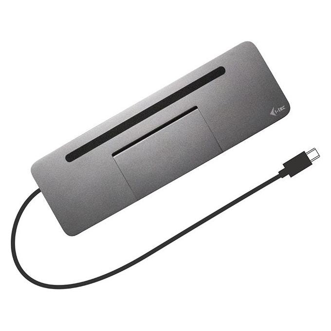 I-Tec C31FLATDOCKPDPRO Metal Usb-C Ergonomic 4K 3x Display Docking Station con Power Delivery 85W