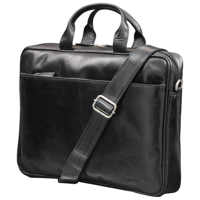 Dbramante 1928  Borsa in Pelle Amalienborg per Notebook 15'' Nera