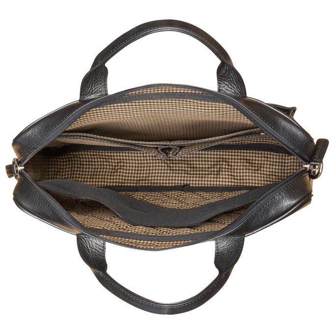 Dbramante 1928  Borsa in Pelle Amalienborg per Notebook 15'' Nera