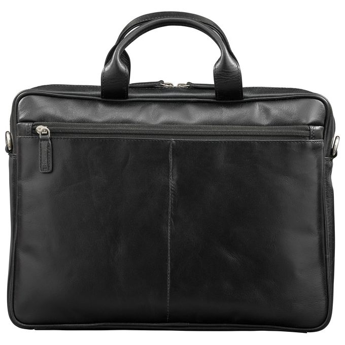 Dbramante 1928  Borsa in Pelle Amalienborg per Notebook 15'' Nera
