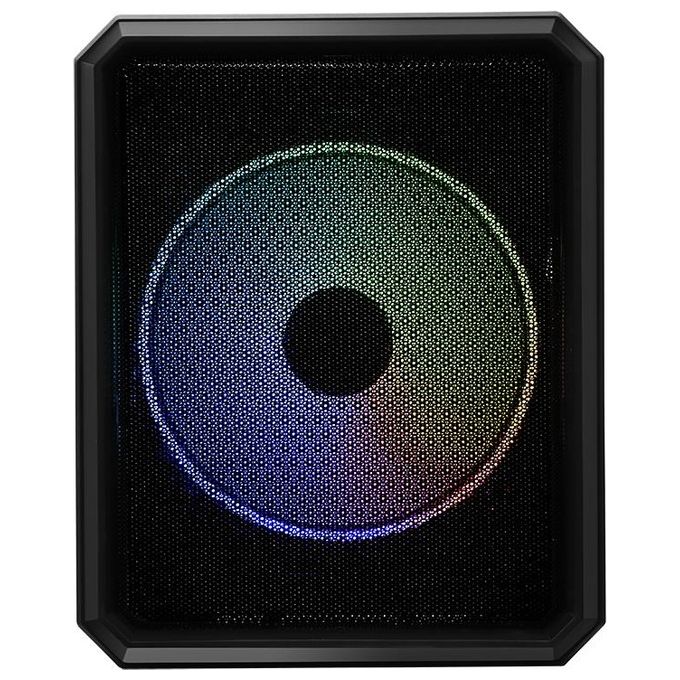 ITek QBO 8 EVO Nero Micro ATX, USB3, 200+120mm ARGB Fan, Card Reader, 3X Trasp Window
