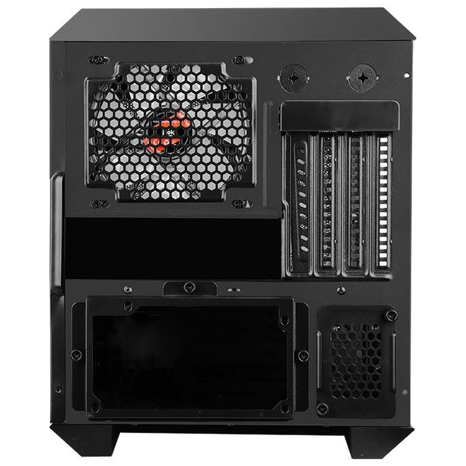 ITek QBO 8 EVO Nero Micro ATX, USB3, 200+120mm ARGB Fan, Card Reader, 3X Trasp Window