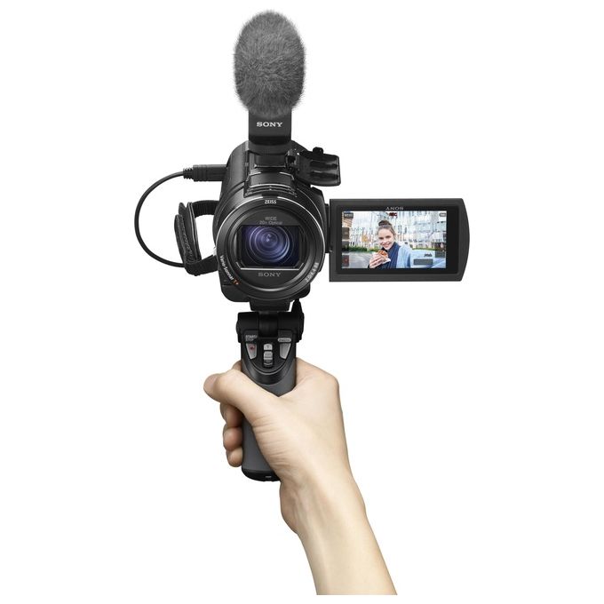 Sony FDR-AX43 Videocamera Digitale 4k Ultra Hd con Sistema di Stabilizzazione Integrato a Cinque Assi Nero