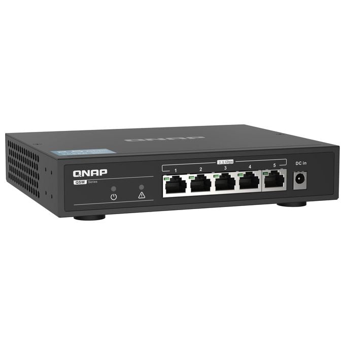 Qnap QSW-1105-5T Switch 5 Porte 25Gbps con Rj45 Unmanaged Switch