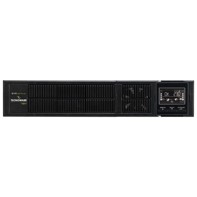 Tecnoware UPS EVO DSP PLUS 2400 Gruppo di Continuita' Tecnologia On Line Installazione Rack e Tower 8 Uscite IEC Potenza 2400VA