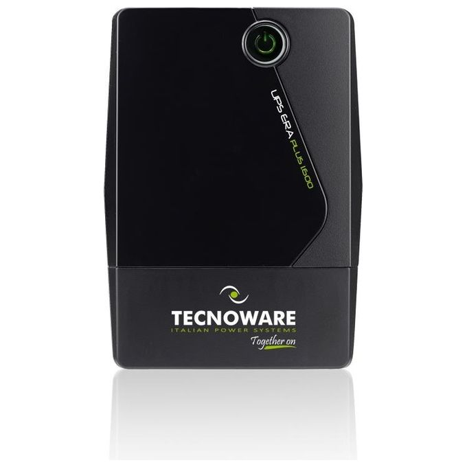 Tecnoware Era Plus 1600 Ups 1600va-1120W Tecnologia Lineinteractive con Stabilizzatore Onda Pseudo Sinusoidale Schuko Usb