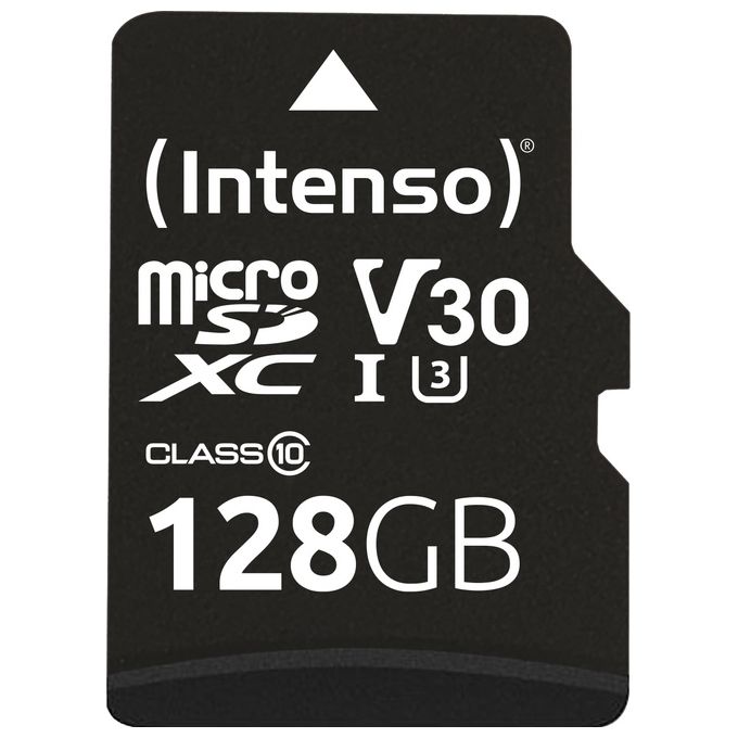 Intenso 3433491 MicroSDHC con Adattatore 128Gb Uhs