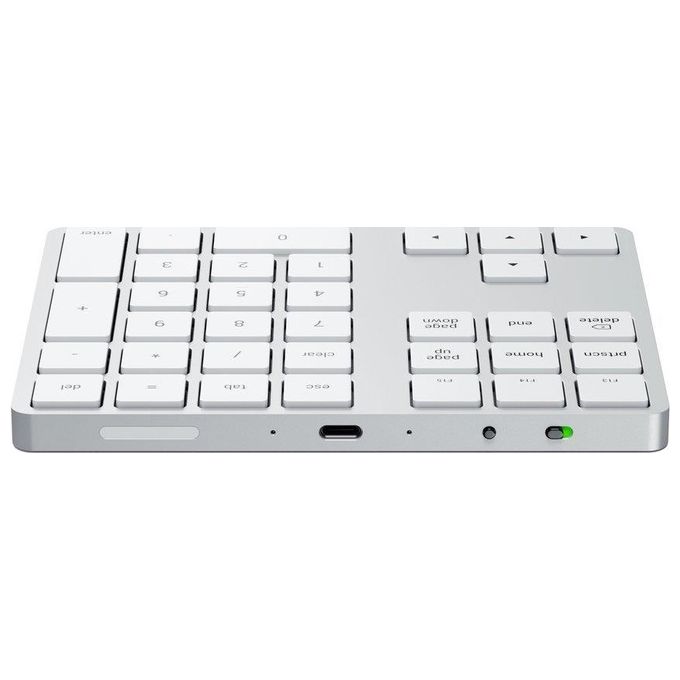 Satechi Tastierino Numerico Esteso Bluetooth a 34 Tasti Argento