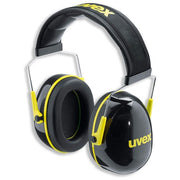 Uvex K2 Otoprotettori 32dB Nero-Giallo