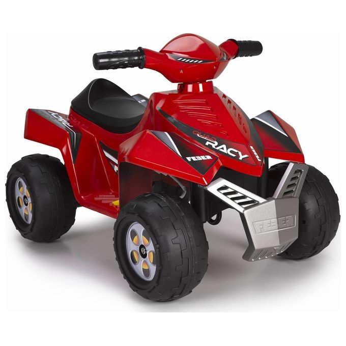 FEBER Quad Racy 6V veicolo elettrico per bambini ideale per divertirsi all'aria aperta con un design accattivante e sicuro