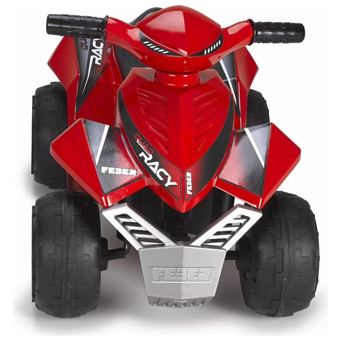 FEBER Quad Racy 6V veicolo elettrico per bambini ideale per divertirsi all'aria aperta con un design accattivante e sicuro