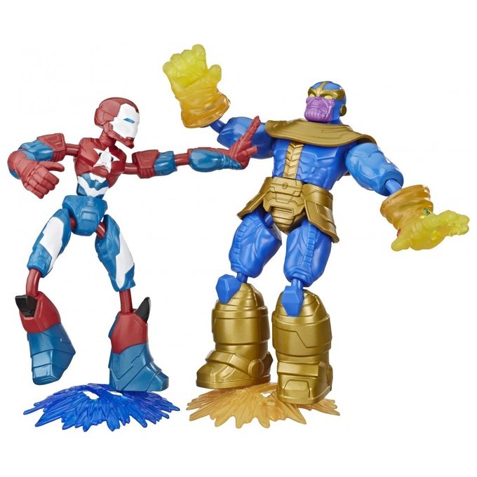 Hasbro Avengers Bendy Figure Dual Pack