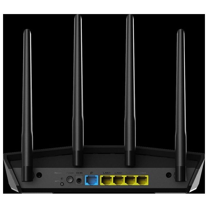 ASUS RT-AX55 AX1800 Router Dual Band, WiFi 6 (802.11ax), Supporto MU-MIMO e OFDMA, AiProtection, AiMesh, Nero