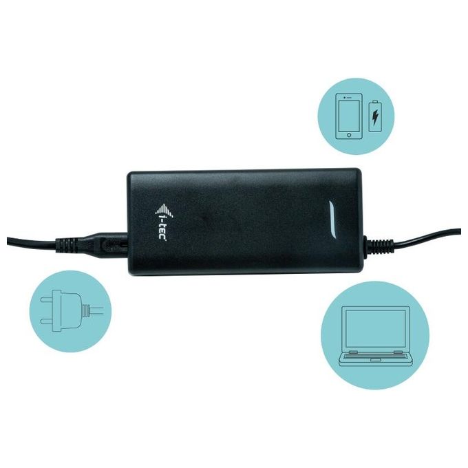 I-Tec Usb-C Dual Display Docking Station con Power Delivery 100W e Caricatore Universale 112W