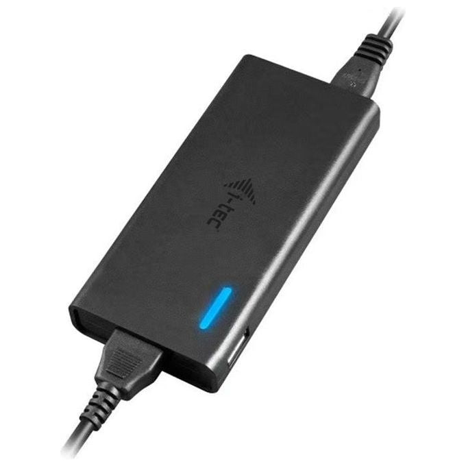 I-Tec Usb-C Dual Display Docking Station con Power Delivery 65W e Caricatore Universale 77W