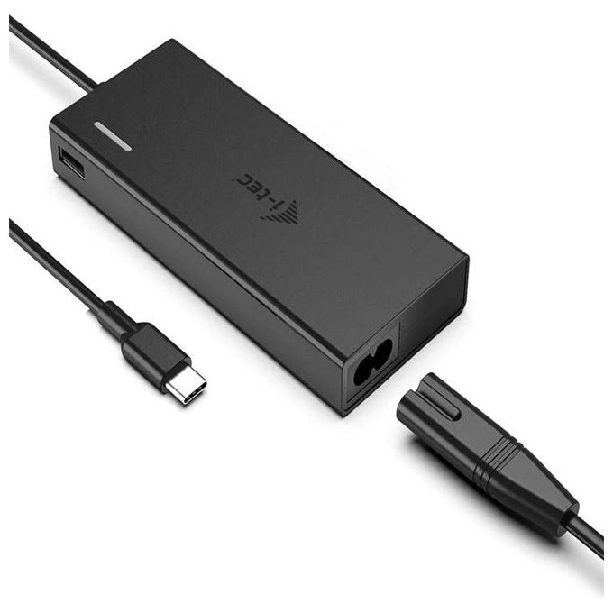 I-Tec Usb-C Dual Display Docking Station con Power Delivery 65W e Caricatore Universale 77W