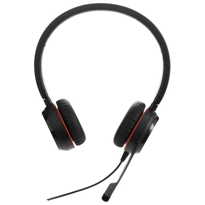 Jabra Evolve 30 II UC Mono Cuffie con Microfono Solo Jack 3.5mm per Comunicazioni Professionali in Voip
