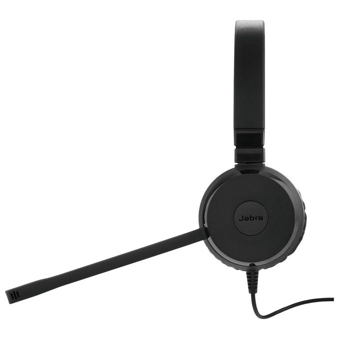 Jabra Evolve 30 II UC Mono Cuffie con Microfono Solo Jack 3.5mm per Comunicazioni Professionali in Voip