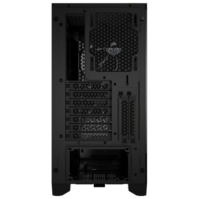 Corsair 4000D Airflow Case ATX Mid-Tower con Vetro Temperato Pannello Anteriore a Flusso d'Aria Elevato Pannello Laterale in Vetro Temperato Ampio Spazio Interno Due 120mm Ventole Incluse Nero