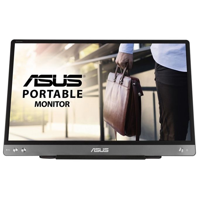 ASUS ZenScreen MB14AC Portable USB Monitor, 14'', IPS Full HD, Hybrid Signal Solution, USB Type-C, Flicker Free, Blue Light Filter, Anti-glare surface
