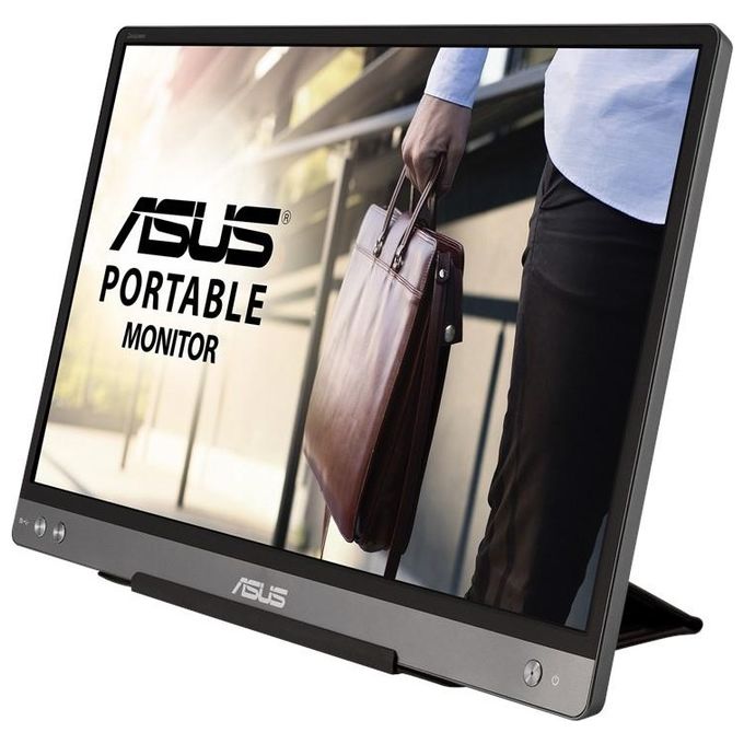 ASUS ZenScreen MB14AC Portable USB Monitor, 14'', IPS Full HD, Hybrid Signal Solution, USB Type-C, Flicker Free, Blue Light Filter, Anti-glare surface