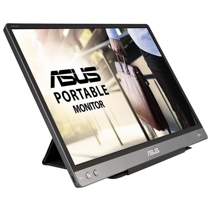 ASUS ZenScreen MB14AC Portable USB Monitor, 14'', IPS Full HD, Hybrid Signal Solution, USB Type-C, Flicker Free, Blue Light Filter, Anti-glare surface