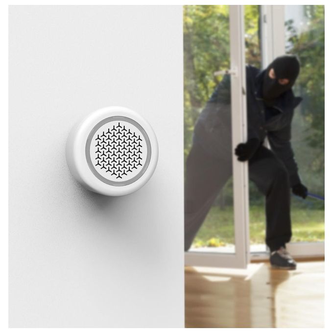 Hama Smart Alarm 105 dB Sound-Signal senza Hub