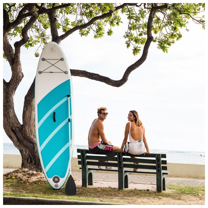 Intex 68242NP Aqua Quest 320 SUP con Pompa Manuale e Remo da 216 cm 320x81x15 cm