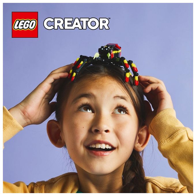 LEGO Set Animali Selvatici 31159 Ragno Trasformista Creator 3 in 1 Modellismo Creativo e Divertente per Appassionati di Costruzioni