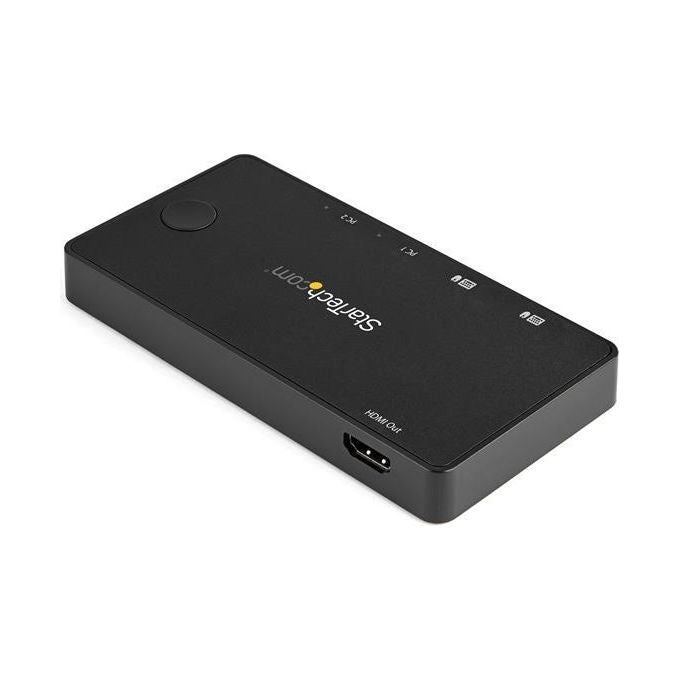 StarTech.com SV211HDUC Switch per Keyboard-Video-Mouse KVM Nero