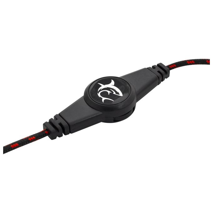White Shark Cuffia Ghs1641 Panther Nera Rossa