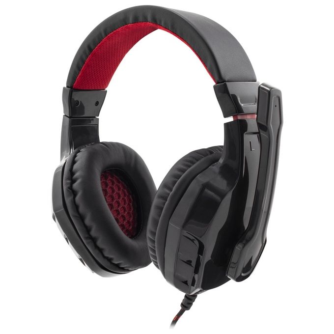 White Shark Cuffia Ghs1641 Panther Nera Rossa