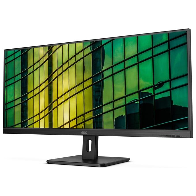 AOC U34E2M Monitor Pc 34'' 3440x1440 Pixel Wide Quad HD Nero