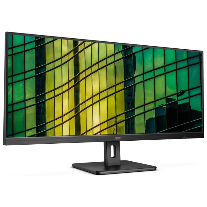AOC U34E2M Monitor Pc 34'' 3440x1440 Pixel Wide Quad HD Nero