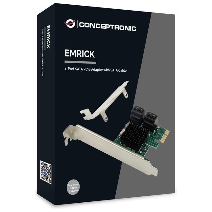Conceptronic EMRICK03G Scheda di Interfaccia e Adattatore Sata Interno
